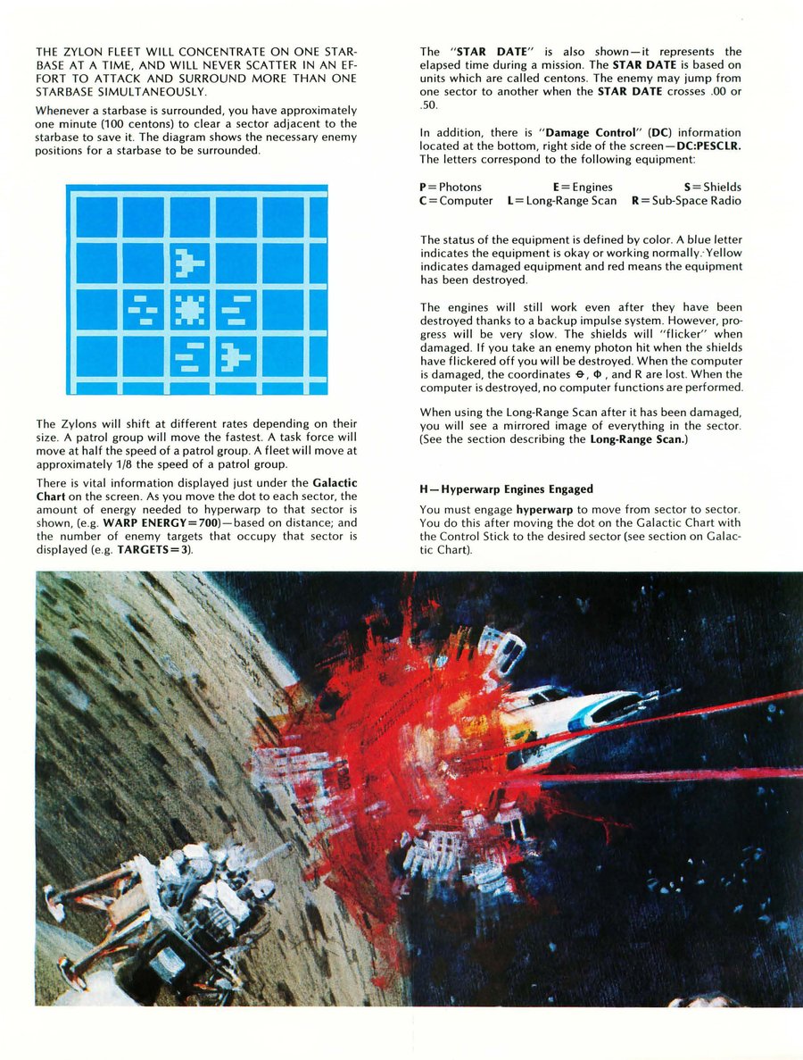 Star Raiders Atari 400/800