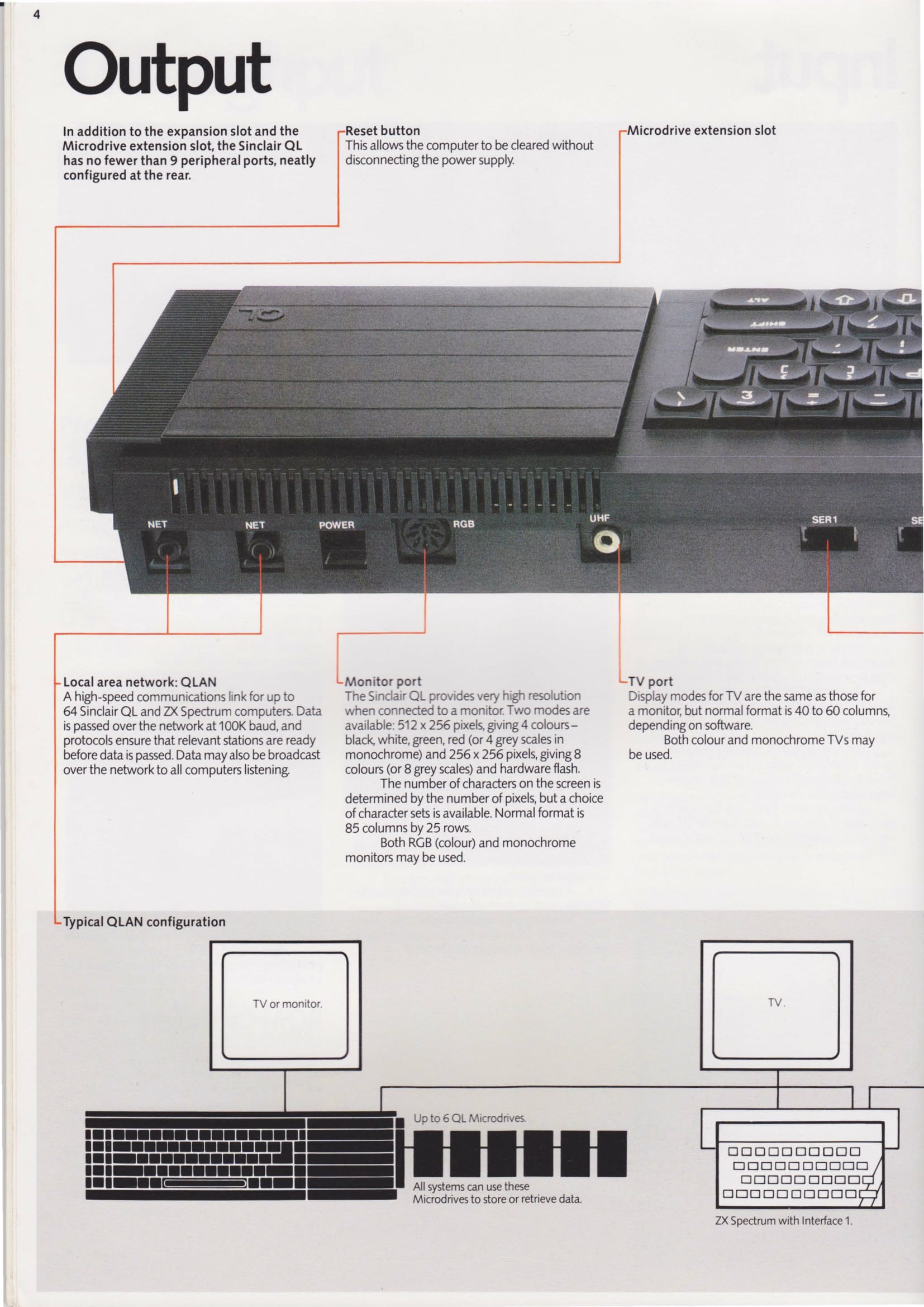 Sinclair QL Launch Press Kit page 06