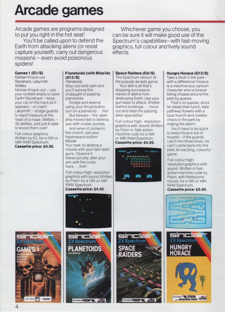 ZX Spectrum Software Catalogue June 1983