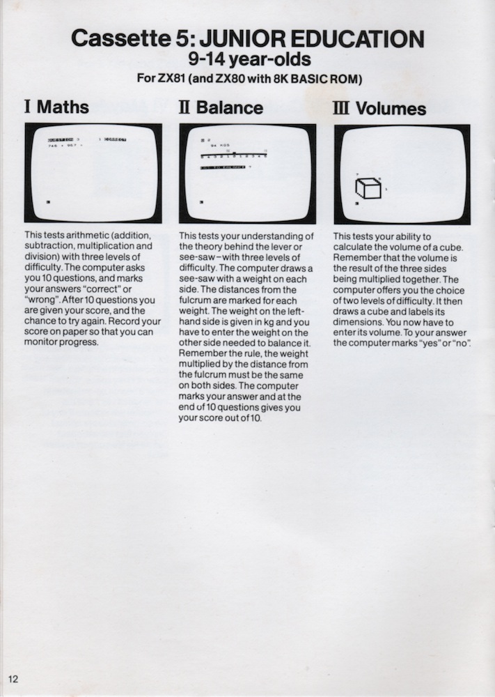 ZX81 Software Catalogue