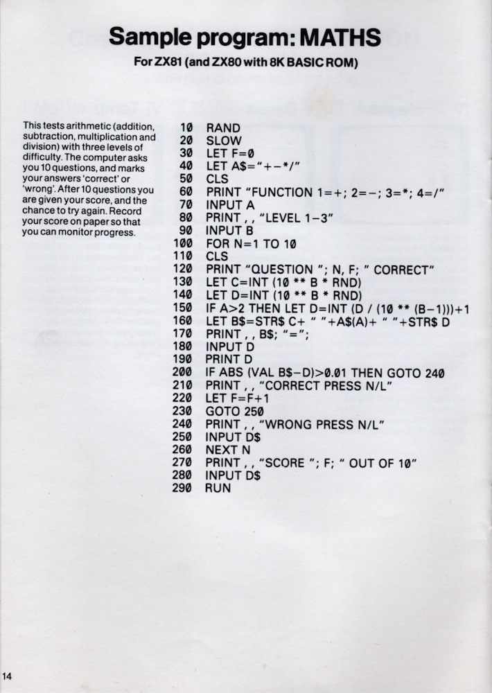 ZX81 Software Catalogue