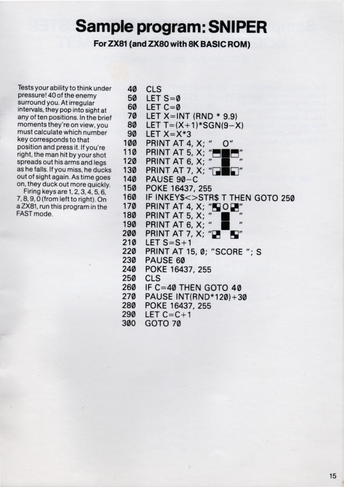 ZX81 Software Catalogue