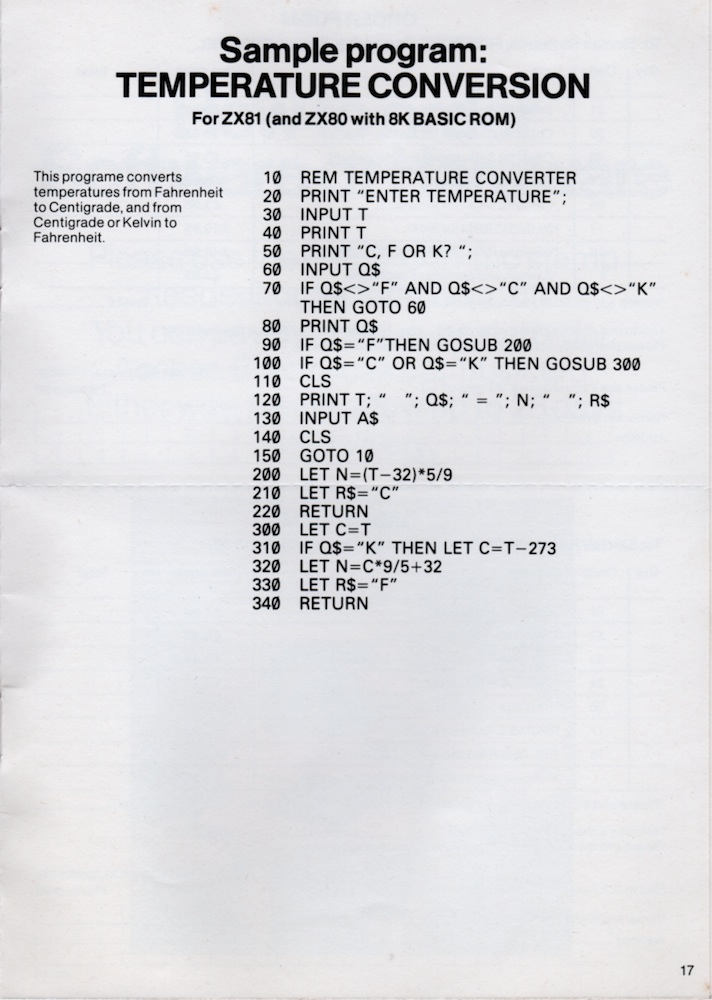 ZX81 Software Catalogue