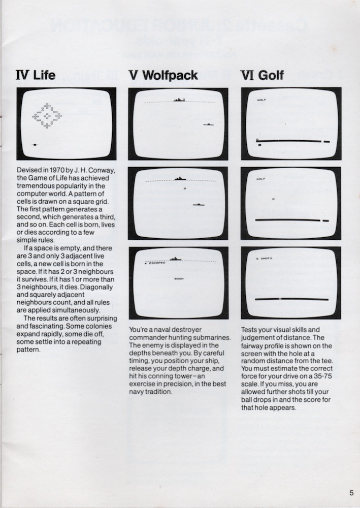 ZX81 Software Catalogue