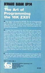 The Art Of Programming The 16K ZX81
