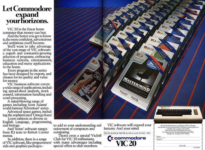 VIC 20 Advert