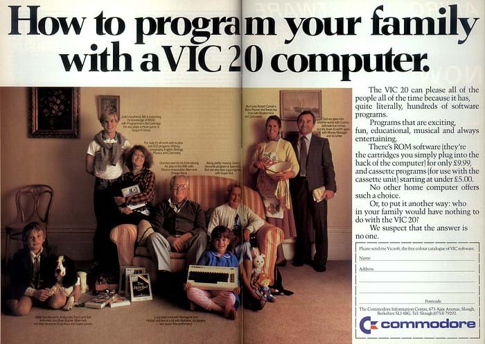 VIC 20 Advert