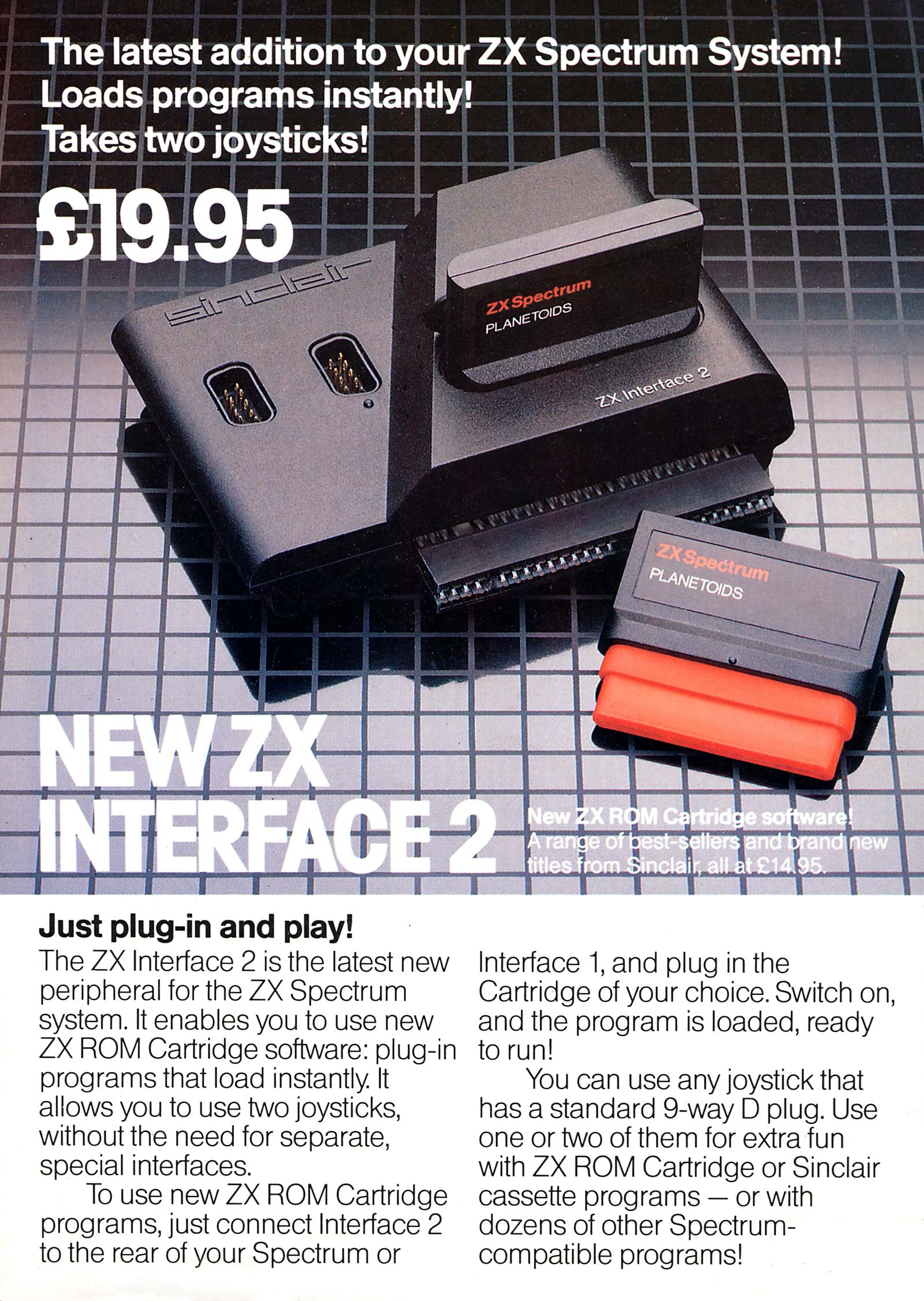 ZX Interface 2 Advert