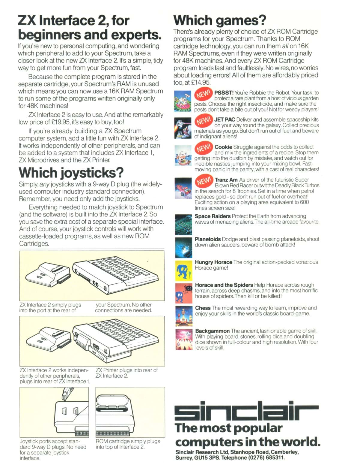 ZX Interface 2 Flyer