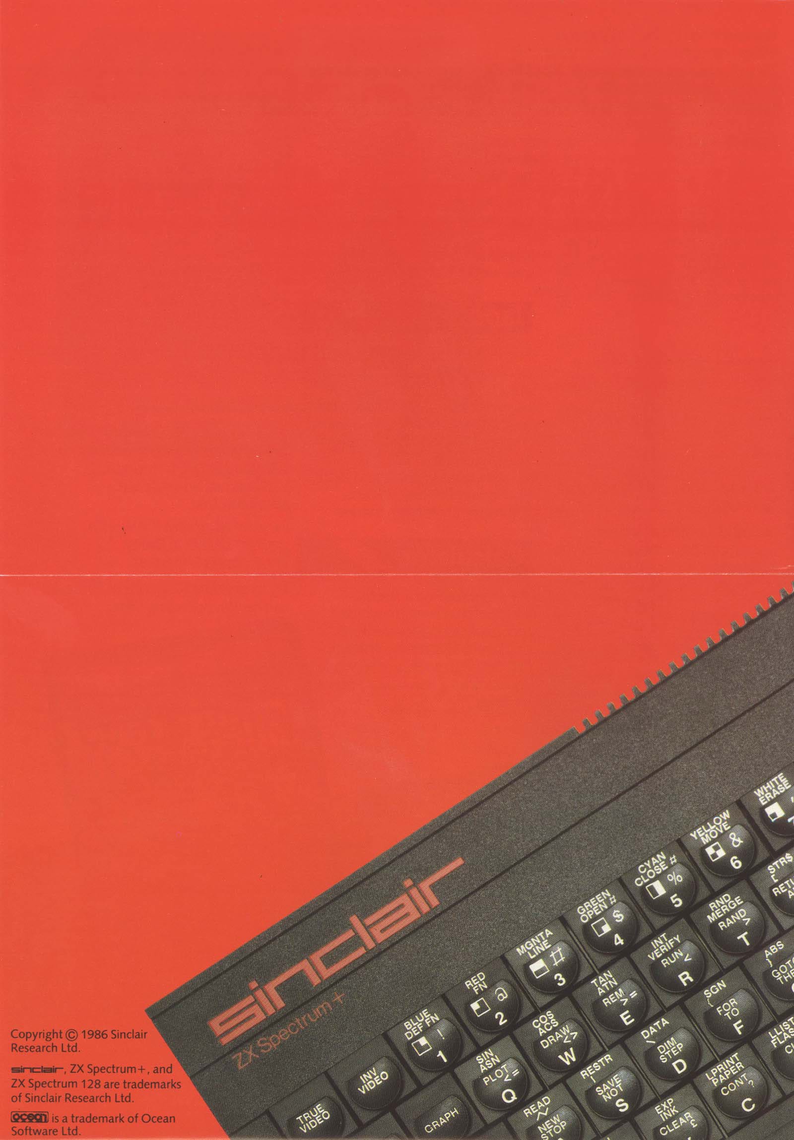 ZX Spectrum 128K Brochure Back