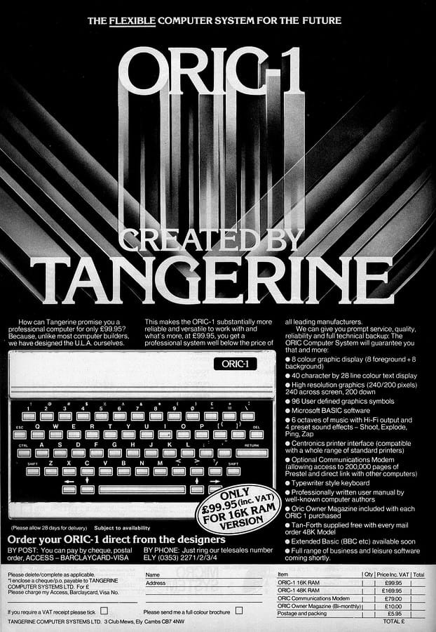 Oric-1 Advert