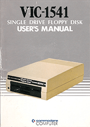 Commodore 1541 Floppy Disk Drive Users Manual
