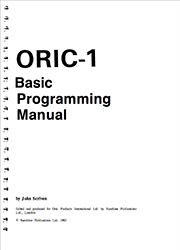 Oric-1 BASIC Programmers Manual