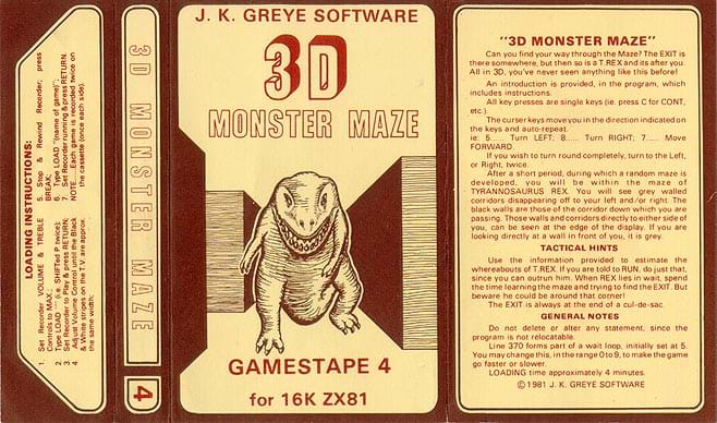 3D Monster Maze Cover