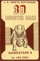 3D Monster Maze Front Cover