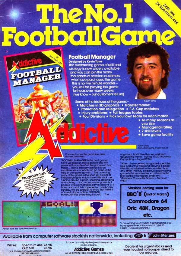 Football Manager Advert