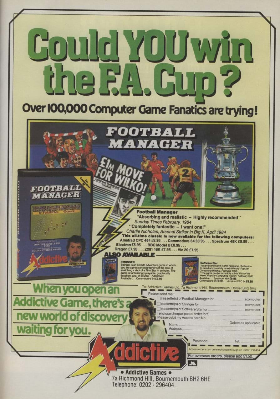 Football Manager Advert