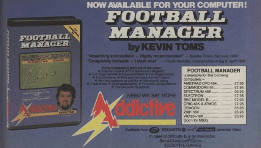 Football Manager Advert