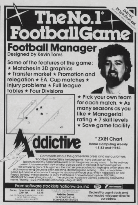 Football Manager Advert