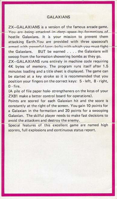 5 - Galaxians (1982)
