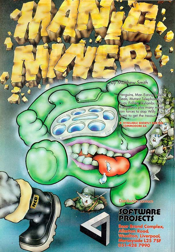 Manic Miner Advert