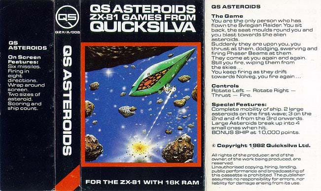 10 - QS Asteroids (1981)